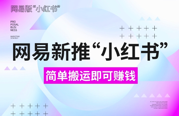 网易官方新推“小红书”，搬运即有收益，新手小白千万别错过(附详细教程)-百盟网