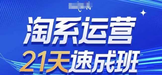 淘系运营21天速成班(更新24年12月)，0基础轻松搞定淘系运营，不做假把式-百盟网