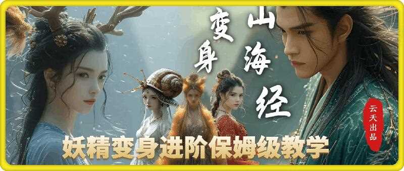 云天AI山海经变身视频教程，妖精变身进阶保姆级教学-百盟网