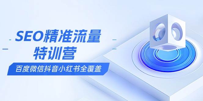 SEO精准流量特训营，百度微信抖音小红书全覆盖，带你搞懂搜索优化核心技巧-百盟网