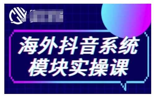 海外抖音Tiktok系统模块实操课，TK短视频带货，TK直播带货，TK小店端实操等-百盟网