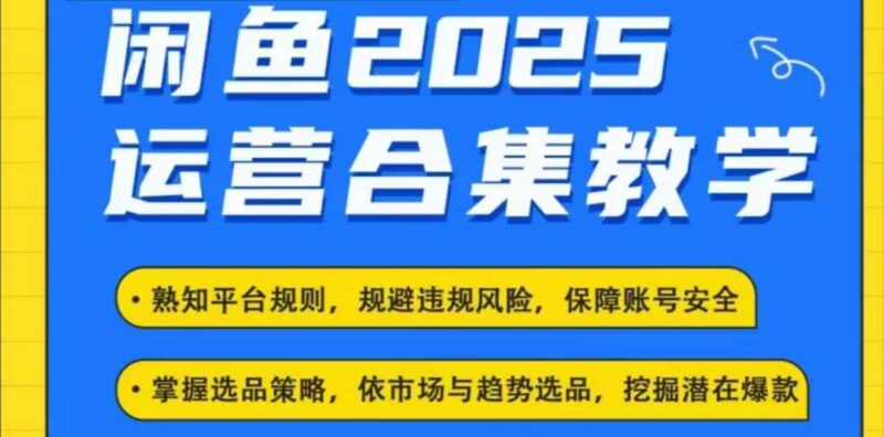 2025闲鱼电商运营全集,2025最新咸鱼玩法-百盟网