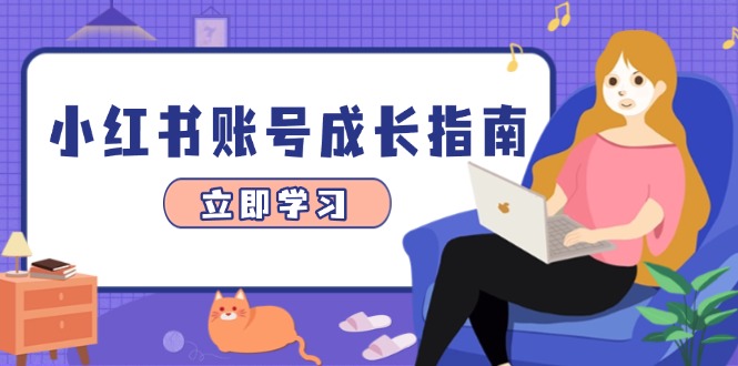 小红书账号成长指南，爆款选题+精准定位+数据分析，系统提升账号变现能力-万利网