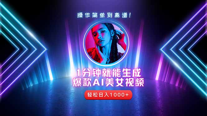 2025年最强副业：用AI做短视频，从零开始打造爆款账号！-优创网