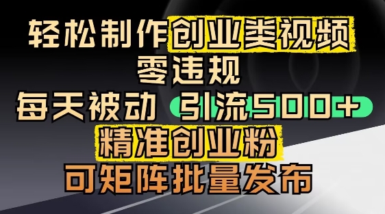 抖音引流创业粉，几分钟一个视频，非常暴力，小白直接可上手操作-万利网