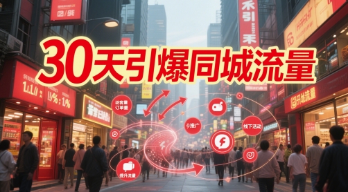30天引爆同城流量：团购篇 认知篇 流量篇 来客篇 达人篇 老板人设IP篇 投流篇-有量联盟