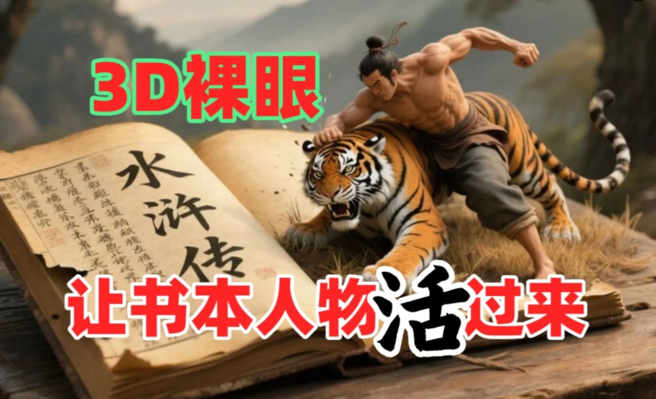 书本人物裸眼3D视频，一条视频收益过千，保姆级教程-百盟网