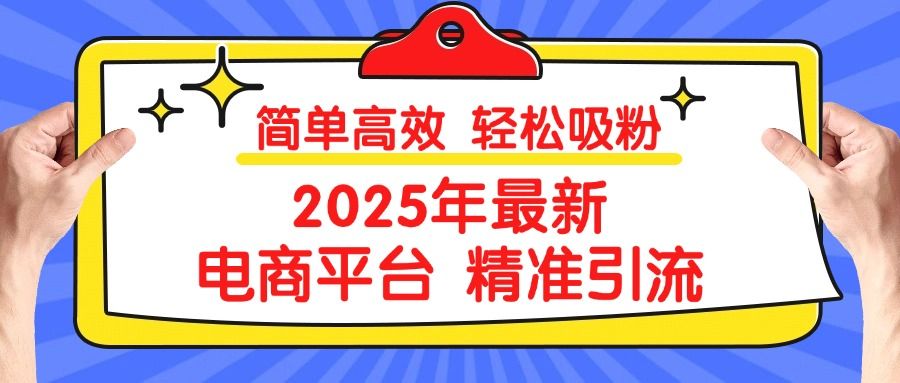 2025年最新电商平台精准引流 简单高效 轻松吸粉-百盟网