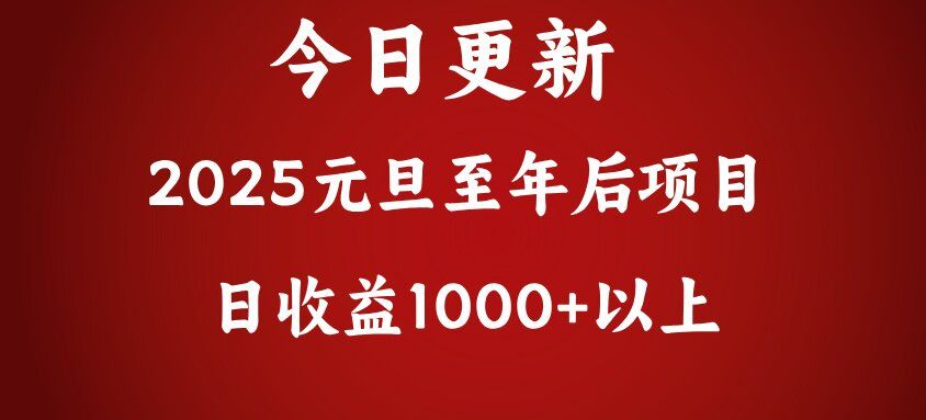 翻身项目，日收益1000+以上-百盟网