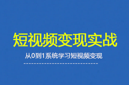 杨磊老师·2025短视频变现实战课-百盟网