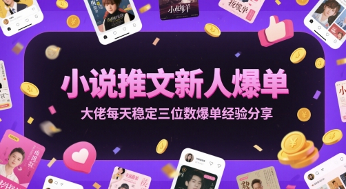 小说推文新人爆单大佬每天稳定三位数爆单经验分享-百盟网