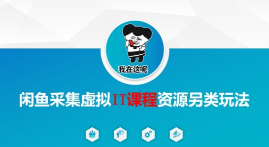 闲鱼采集虚拟IT课程资源另类玩法，干货满满-百盟网
