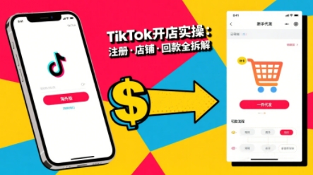 TikTok从开店到投流的进阶课，从基础实操到高阶技巧一网打尽-百盟网