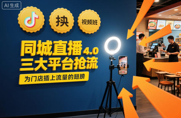 同城直播实操班4.0，三大平台抢流，为门店插上流量的翅膀-百盟网