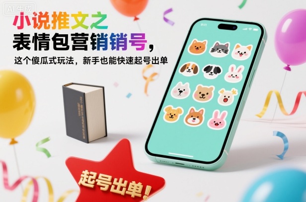 小说推文之表情包营销号,这个傻瓜式玩法,新手也能快速起号出单-百盟网