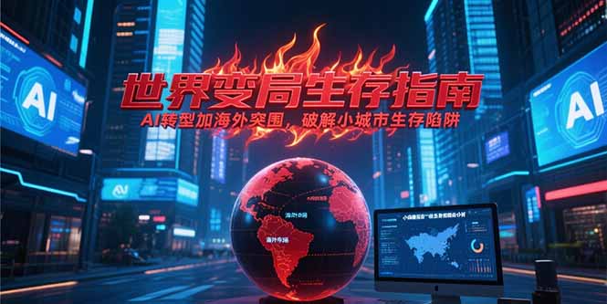 付费文章《世界变局生存指南，AI转型加海外突围，破解小城市生存陷阱》-百盟网