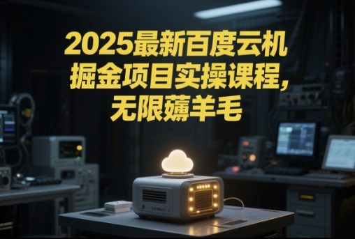 2025最新百度云机掘金项目实操课程单窗口保底5-10元月收益单窗口150+【揭秘】-百盟网