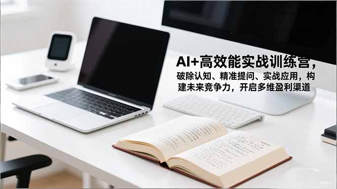 AI+高效能实战训练营,破除认知、精准提问、实战应用,构建未来竞争力,开启多维盈利渠道-百盟网
