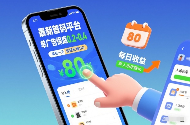 最新首码平台，单广告保底0.2-0.4，单机一天轻松撸80，早入场早賺米【揭秘】-百盟网