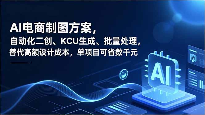 AI电商制图方案,自动化二创、SKU生成、批量处理,替代高额设计成本,单项目可省数千元-百盟网