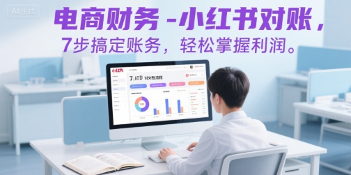 电商财务-小红书对账，7步搞定账务，轻松掌握利润-百盟网