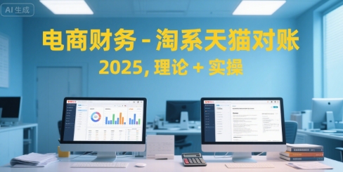 电商财务-淘系天猫对账2025，理论+实操-时光资源网