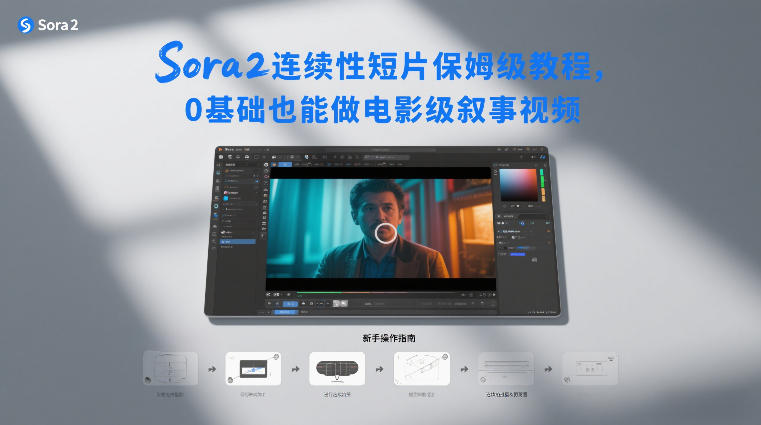 Sora2连续性短片保姆级教程，0基础也能做电影级叙事视频-百盟网