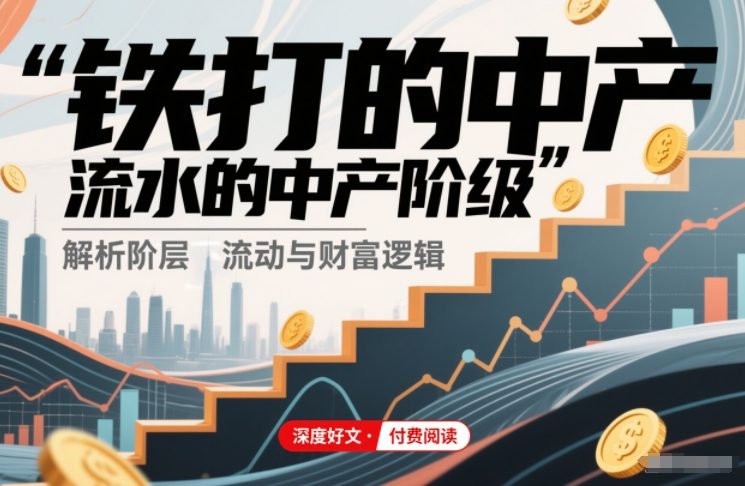 付费文章：铁打的中产，流水的中产阶级-百盟网