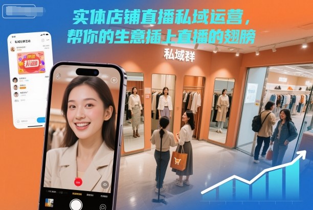 实体店铺直播私域运营，帮你的生意插上直播的翅膀-百盟网
