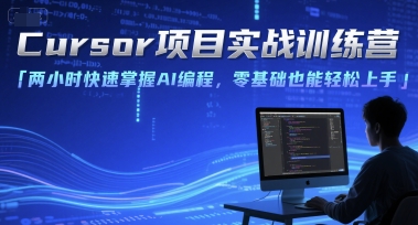 Cursor项目实战训练营，两小时快速掌握AI编程，零基础也能轻松上手-百盟网