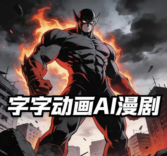 字字动画AI漫剧2026年第1期系统课程，小白看完就能学会实操的漫剧课，单人月收1-3W-百盟网