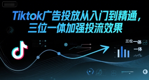 Tiktok广告投放从入门到精通，三位一体加强投流效果-百盟网