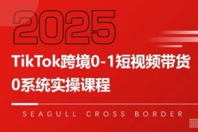 TikTok跨境0-1短视频带货，系统拆解TikTok跨境带货全链路，实现跨境可持续盈利-百盟网