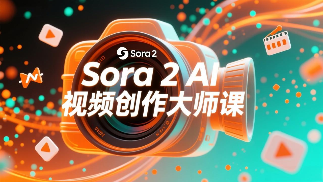 如何利用Sora 2创建流行AI人工智能视频大师班教程：掌握创作全流程，产出百万播放内容-百盟网
