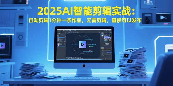 2025AI智能剪辑实战：自动剪辑1分钟一条作品，无需剪辑，直接可以发布-百盟网