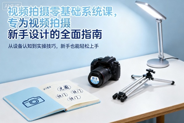 视频拍摄零基础系统课，专为视频拍摄新手设计的全面指南-百盟网