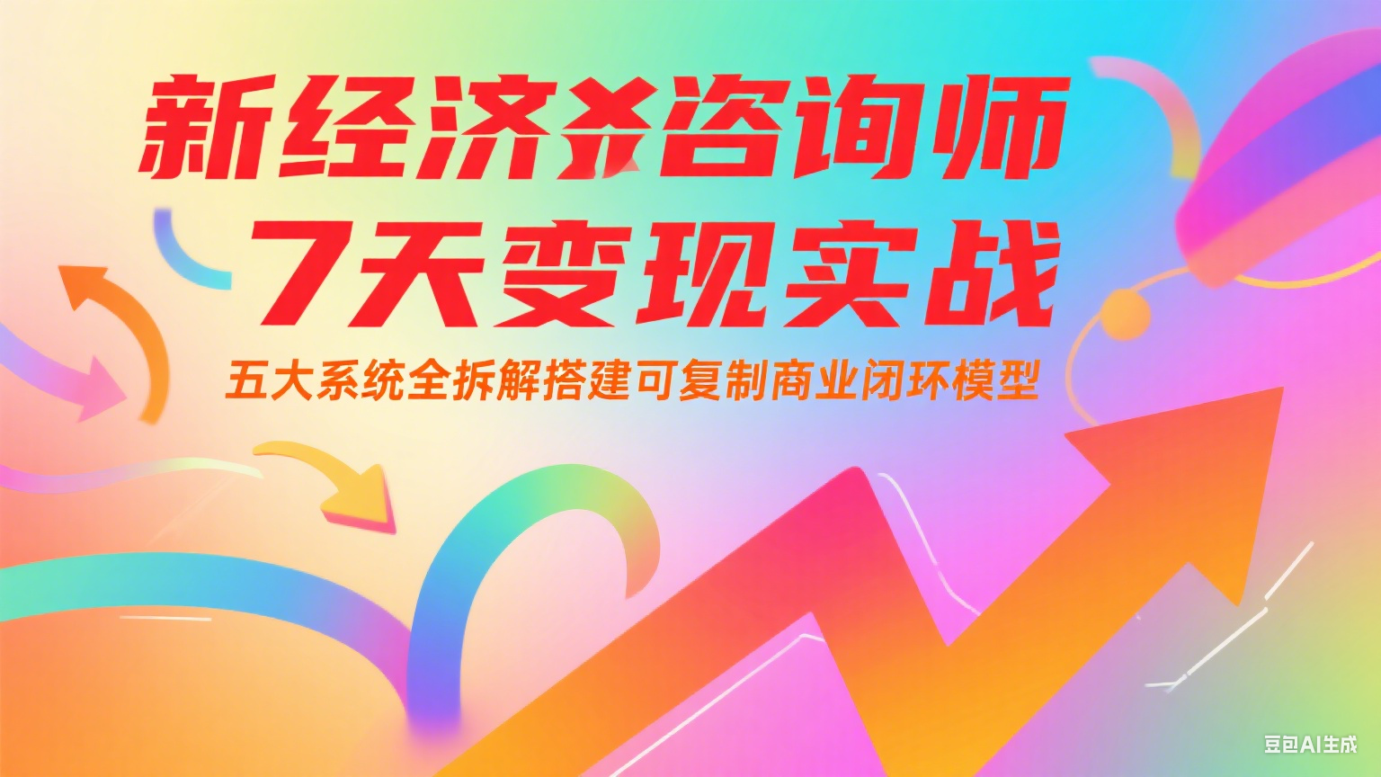 新经济咨询师 7 天变现实战：五大系统全拆解搭建可复制商业闭环模型-百盟网