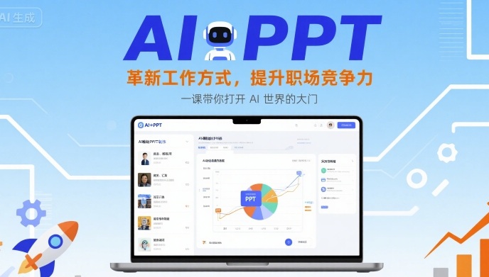 AI+PPT：革新工作方式，提升职场竞争力，一课带你打开 AI 世界的大门-百盟网