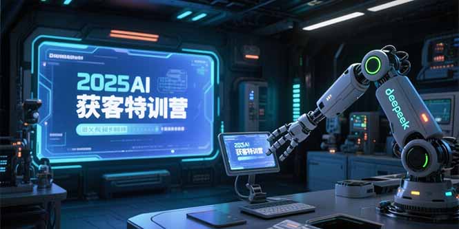 2025AI获客特训营，AI图文视频全制作，deepseek工具实操教学-百盟网