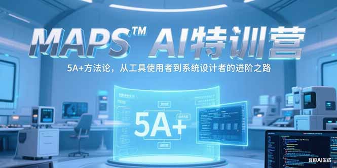 MAPSAI特训营，掌握 5A+方法论，从工具使用者到系统设计者的进阶之路-百盟网